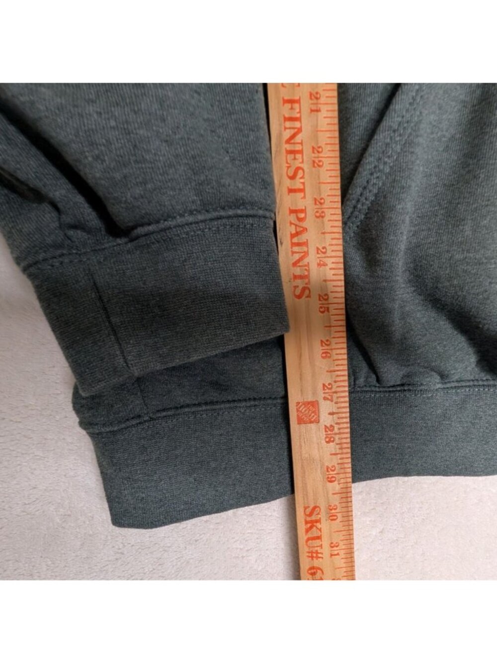 Carhartt Mens Heather Gray Loose Fit Logo Hoodie 2XL With Sleeve Spellout - Picture 6 of 10